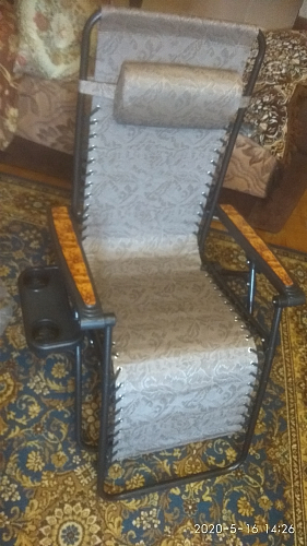 Шезлонг раскладной "Прима" фото покупателя 1